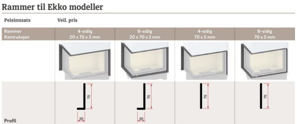 Peisinnsats Caminaschmid Ekko R/L 55(34) H - Bilde 3