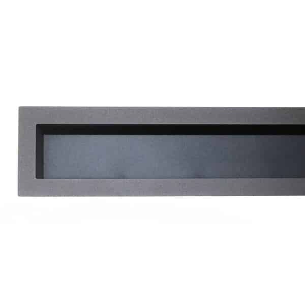 Ventilrist Slimline  Sort B450H100Mm-235Cm2- Inv 411X61